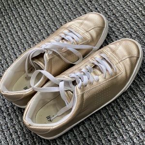 Gold Sneakers